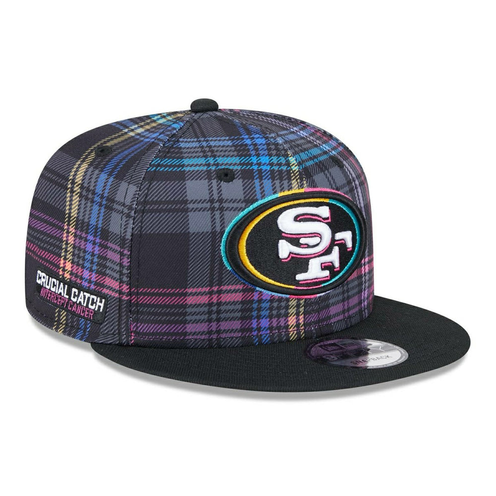 San Francisco 49ers 2024 NFL Crucial Catch New Era 9FIFTY Snapback Cap Taass US