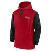 San Francisco 49ers 2024 NFL Sideline Pre-Game Nike Lightweight Player Jacket Red Fashion