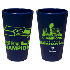 Seattle Seahawks Super Bowl LX Champions SiliPint Pint Glass Taass US
