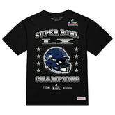 Seattle Seahawks Super Bowl LX Champions T-Shirt Black Taass US