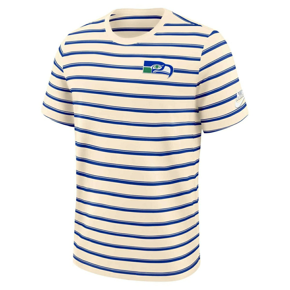 Seattle Seahawks Rewind Striped Club NFL T-Shirt Lifestyle