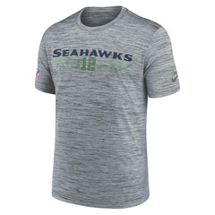 Seattle Seahawks 2025 Rivalries Velocity Dri-FIT NFL T-Shirt Gray Fashion