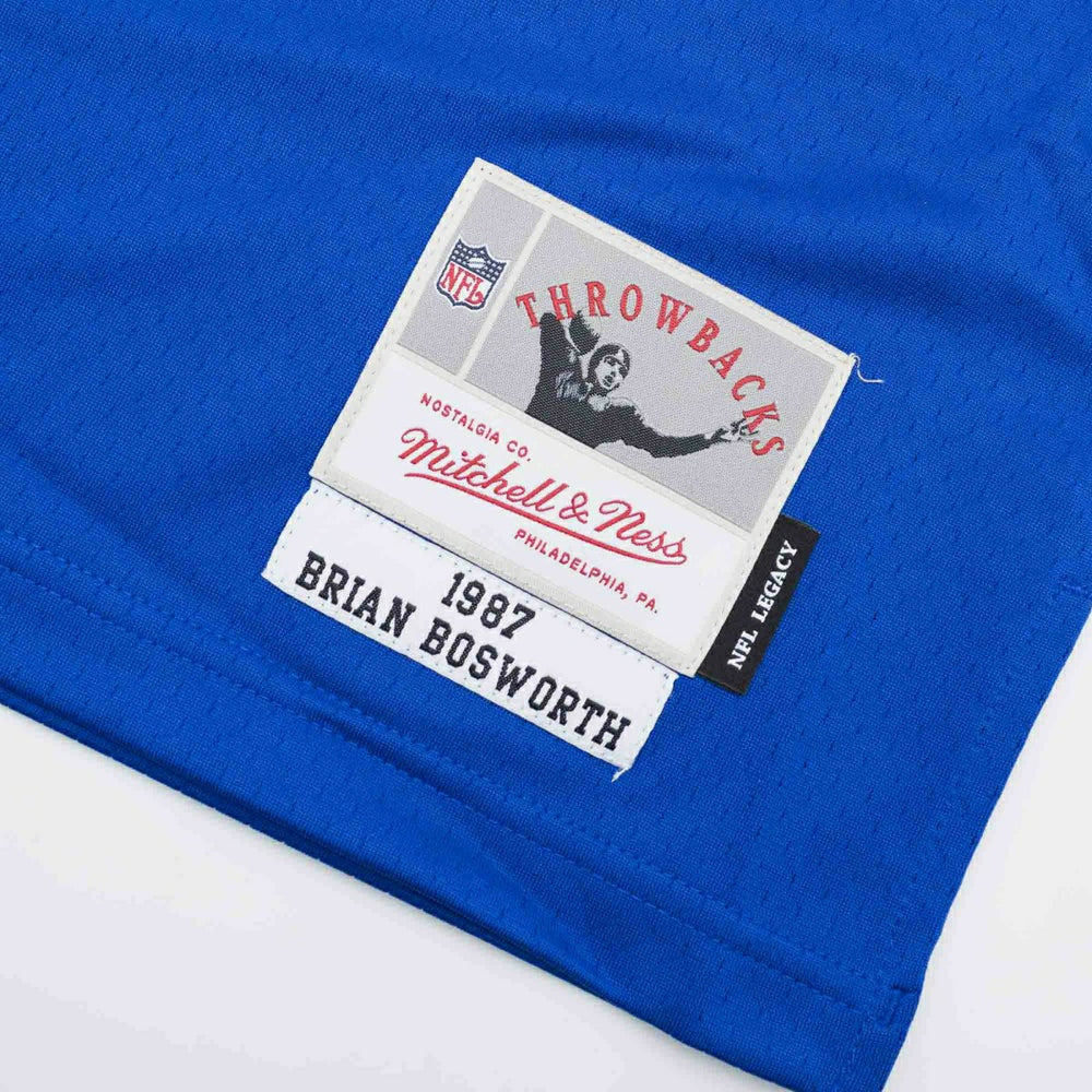 Brian Bosworth #55 Seattle Seahawks Mitchell & Ness Throwback NFL Jersey Blue Taass sale