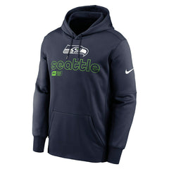 Seattle Seahawks Peformance Nike Therma-FIT NFL Hoodie Navy Lifestyle