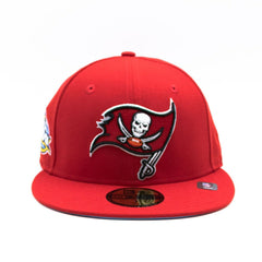 Tampa Bay Buccaneers Super Bowl XXXVII New Era 59FIFTY Fitted NFL Cap Red Taass sale