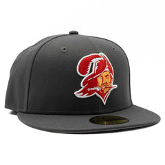Tampa Bay Buccaneers Throwback New Era 59FIFTY Fitted NFL Cap Charcoal Classic
