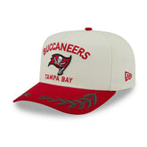 Tampa Bay Buccaneers 2025 NFL Draft 9FIFTY A-Frame Snapback Cap Cream Fashion