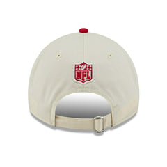 Tampa Bay Buccaneers 2025 NFL Draft 9TWENTY A-Frame Adjustable Cap Cream Lifestyle