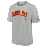 Tampa Bay Buccaneers Wordmark Nike Max 90 NFL T-Shirt Gray Lifestyle