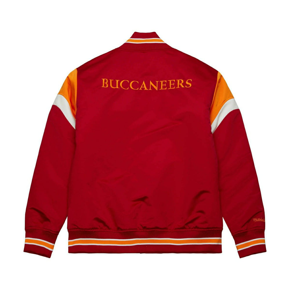 Tampa Bay Buccaneers Mitchell & Ness Heavyweight Satin NFL Jacket Fashion