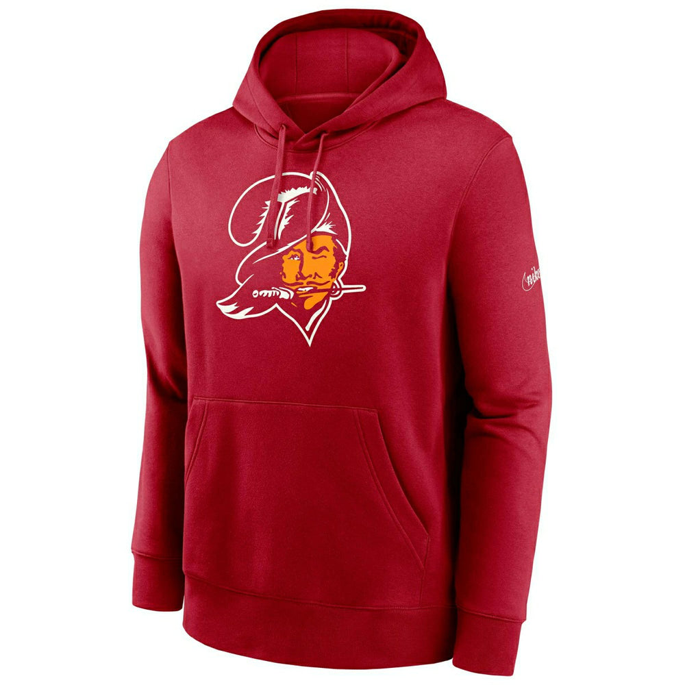 Tampa Bay Buccaneers Rewind Logo Nike Club NFL Hoodie Red Lifestyle