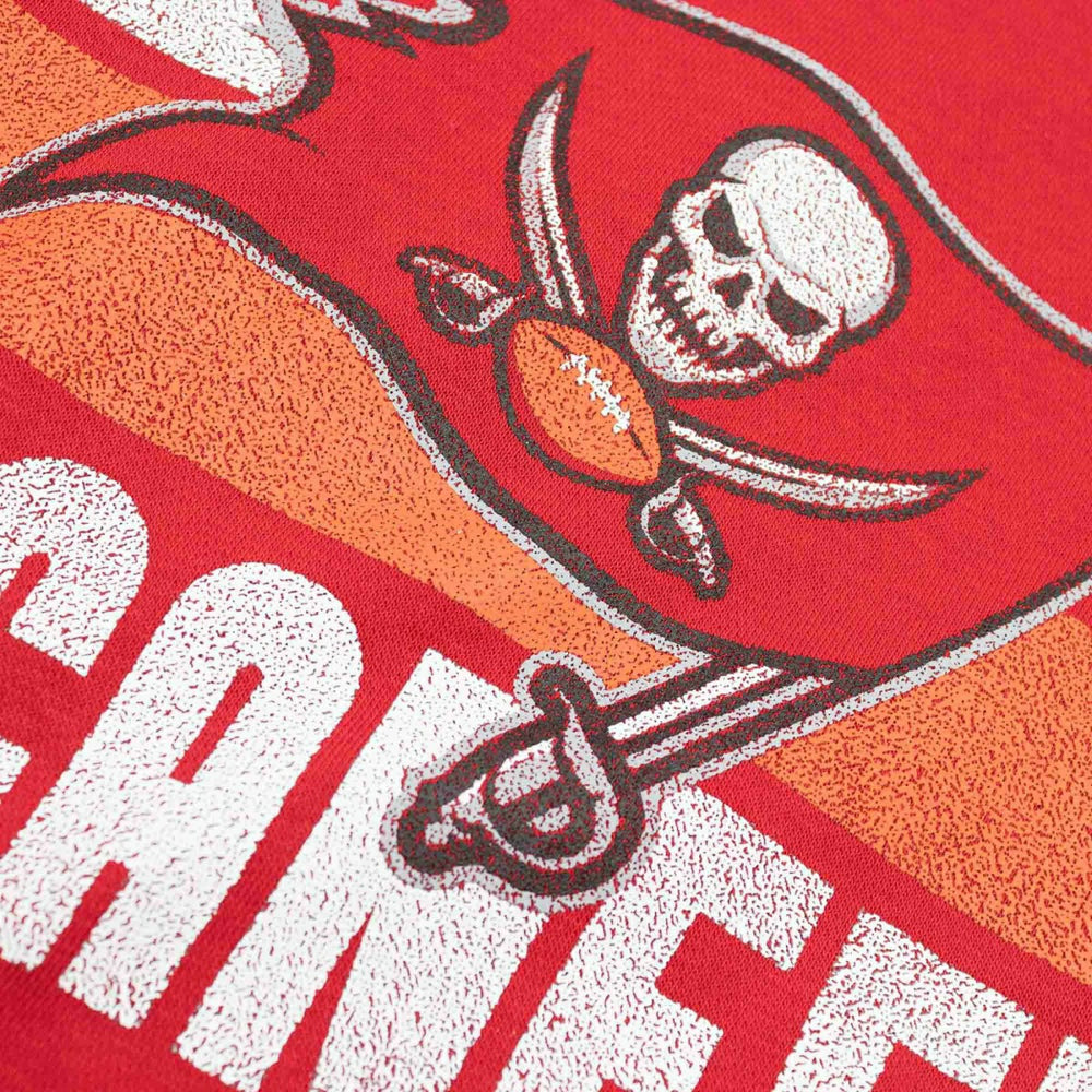 Tampa Bay Buccaneers Team Stripes Nike Club NFL Hoodie Red Classic