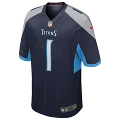 Cam Ward #1 Tennessee Titans Nike Game NFL Jersey Navy Lifestyle