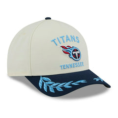 Tennessee Titans 2025 NFL Draft 9FORTY M-Crown A-Frame Snapback Cap Cream Taass US
