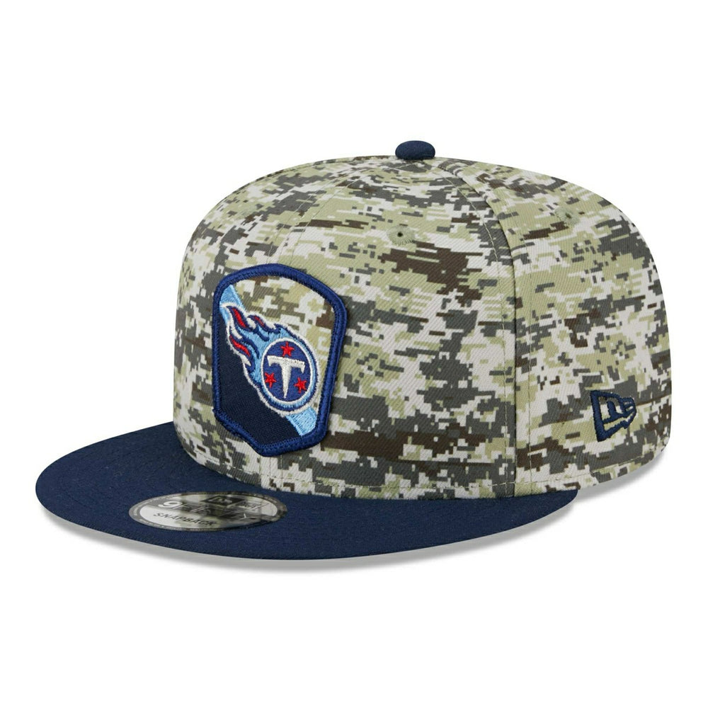 Tennessee Titans Camo 2023 NFL Salute to Service New Era 9FIFTY Snapback Cap Taass sale