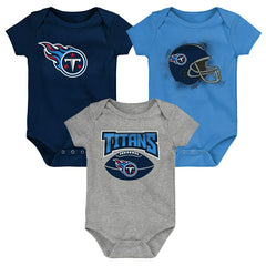 Tennessee Titans Game On Creeper NFL Infant Bodysuit Set (3-Piece) Taass for sale