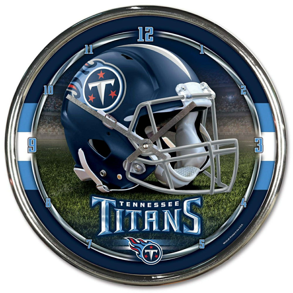 Tennessee Titans WinCraft Chrome NFL Wall Clock Fashion