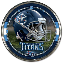 Tennessee Titans WinCraft Chrome NFL Wall Clock Fashion