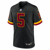 Jayden Daniels #5 Washington Commanders 2026 Game NFL Jersey Alternate Black Taass for sale