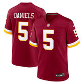 Jayden Daniels #5 Washington Commanders 2026 Game NFL Jersey Burgundy Taass US