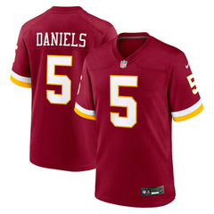 Jayden Daniels #5 Washington Commanders 2026 Game NFL Jersey Burgundy Taass US