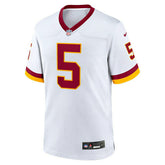 Jayden Daniels #5 Washington Commanders Game NFL Jersey White Classic
