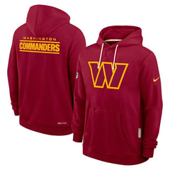 Washington Commanders 2025 NFL Sideline Nike Standard Issue Hoodie Burgundy Classic