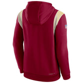Washington Commanders 2022 NFL On-Field Sideline Nike Therma-FIT Hoodie Red Lifestyle