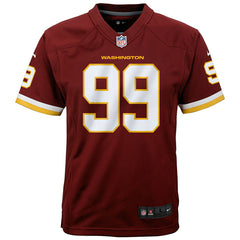 Chase Young #99 Washington Football Team Nike Game NFL Jersey Red (YOUTH) Lifestyle