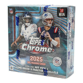 2025 Topps Chrome Football NFL Mega Box Taass for sale