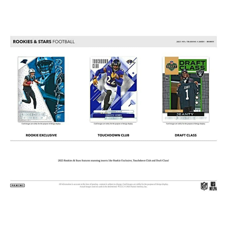 2025 Panini Rookies & Stars Football NFL Hobby Box Taass for sale