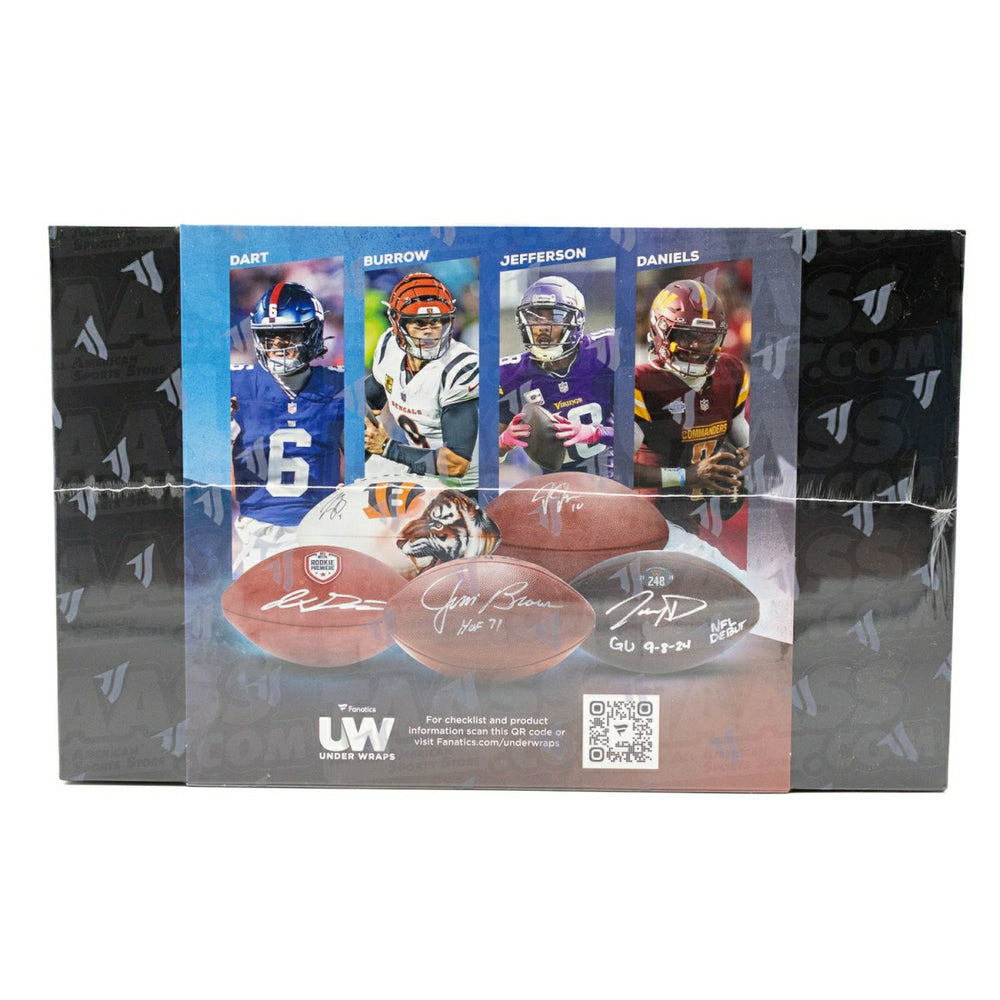 2025 Fanatics Under Wraps NFL Autographed Full Size Football Box Taass sale