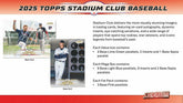 2025 Topps Stadium Club Baseball MLB Mega Box Fashion
