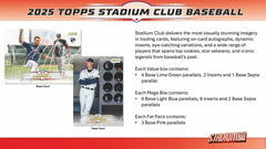 2025 Topps Stadium Club Baseball MLB Mega Box Fashion