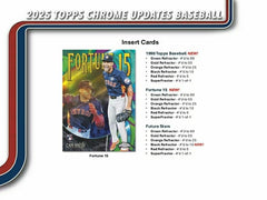 2025 Topps Chrome Update Baseball MLB Mega Box Lifestyle
