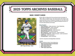 2025 Topps Archives Baseball MLB Blaster Box Taass for sale