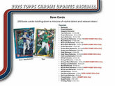 2025 Topps Chrome Update Baseball MLB Hobby Box Fashion