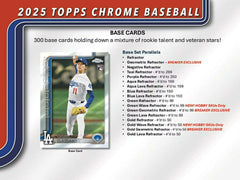 2025 Topps Chrome Baseball MLB Breaker Delight Box Taass for sale