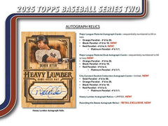2025 Topps Series 2 Baseball MLB Mega Box Lifestyle