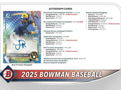 2025 Bowman Baseball MLB Hobby Box Lifestyle