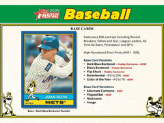 2025 Topps Heritage Baseball MLB Hobby Box Taass for sale