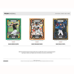 2024 Panini Prizm Baseball Hobby Box Taass US