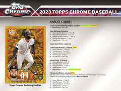 2023 Topps Chrome Baseball MLB Jumbo Box Taass sale