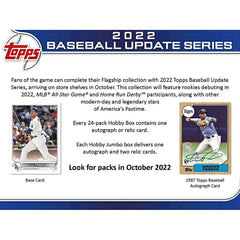 2022 Topps Update Series Baseball MLB Hobby Box Taass sale