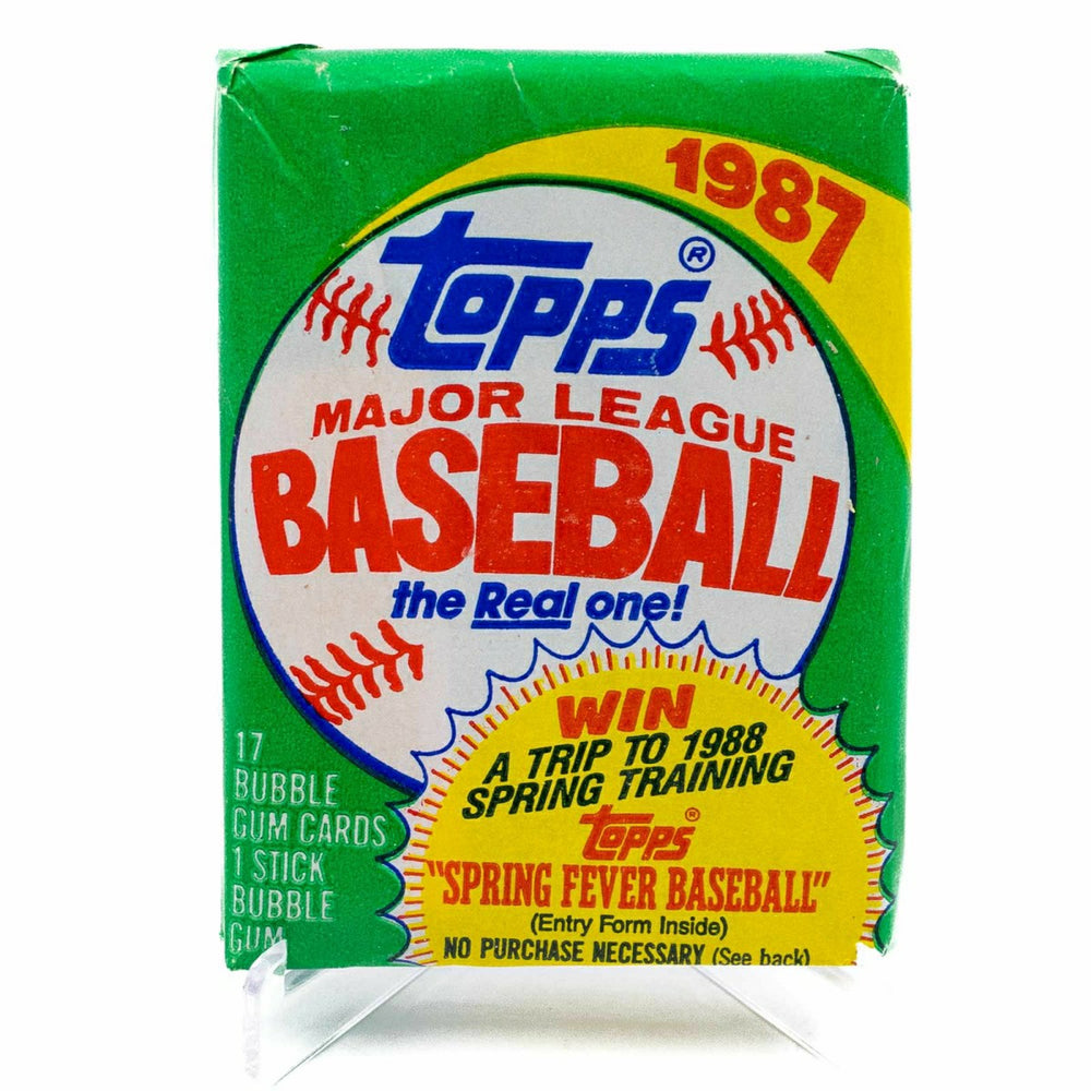 1987 Topps Baseball Vintage MLB Pack Fashion