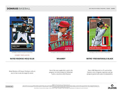 2022 Panini Donruss Baseball Hobby Box Taass sale