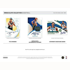 2023/24 Panini Immaculate Basketball NBA Hobby Box Fashion
