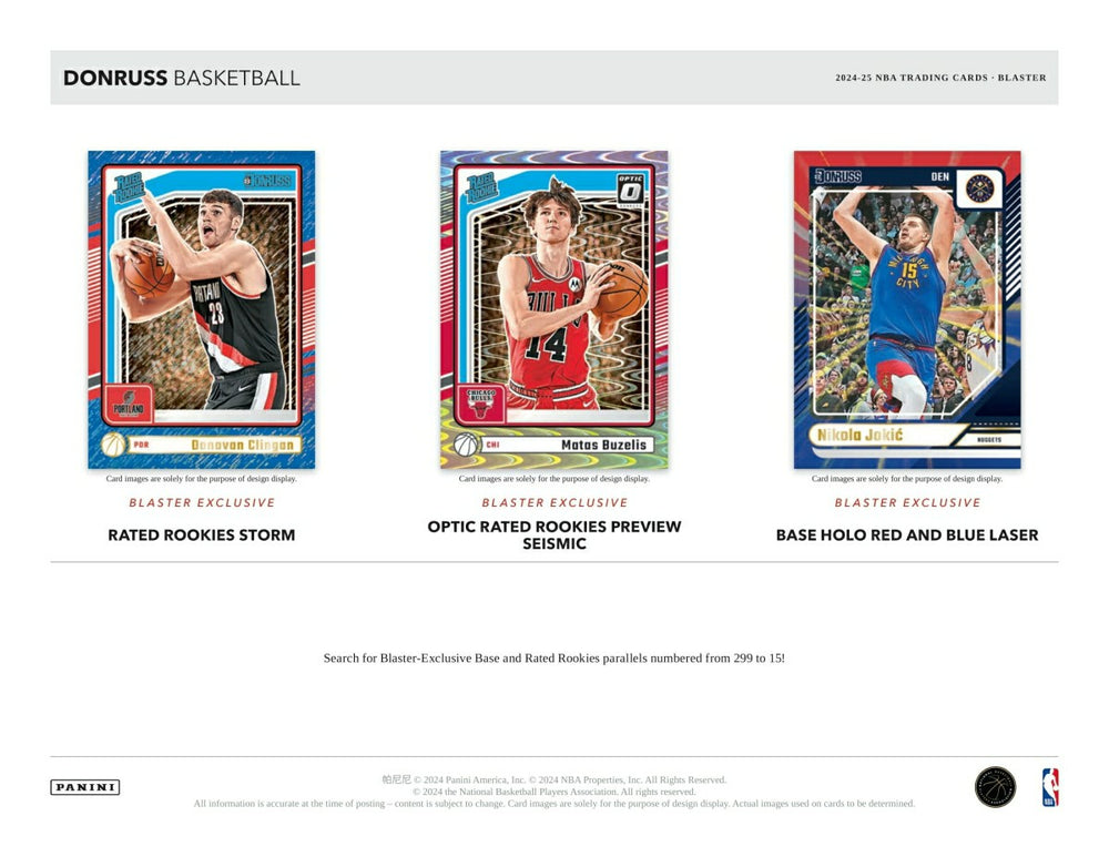 2024/25 Panini Donruss Basketball NBA Blaster Box Fashion