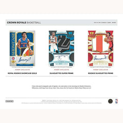2023/24 Panini Crown Royale Basketball NBA Hobby Box Classic