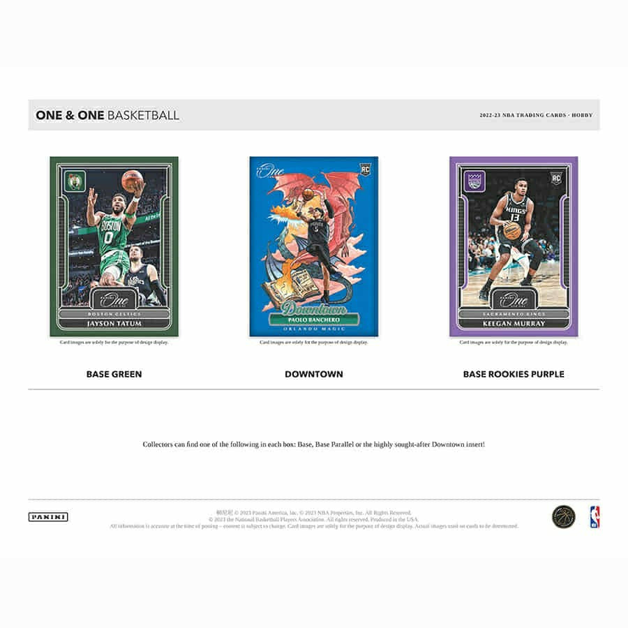 2022/23 Panini One and One Basketball Hobby Box NBA Taass for sale